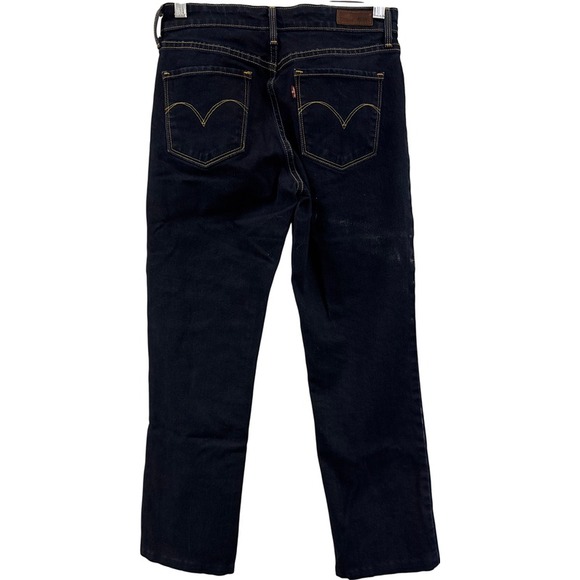 Levi's Demi Curve Size 27 Mid Rise Straight Leg Jeans - Picture 1 of 7
